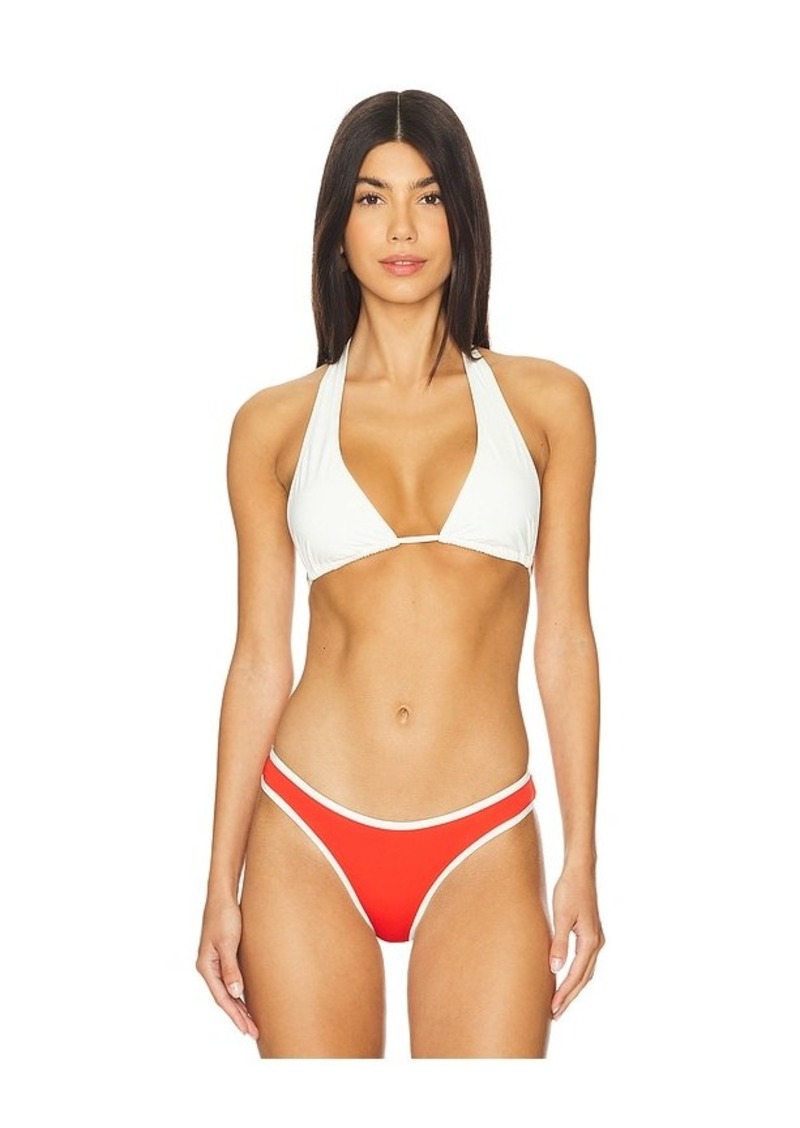 WeWoreWhat Halter Bikini Top