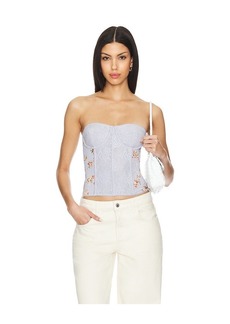 WeWoreWhat Lace Corset Top