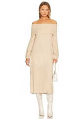 WeWoreWhat Off The Shoulder Sweater Dress