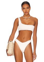 WeWoreWhat One Shoulder Bikini Top