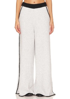 WeWoreWhat Piped Wide Leg Pull On Knit Pant