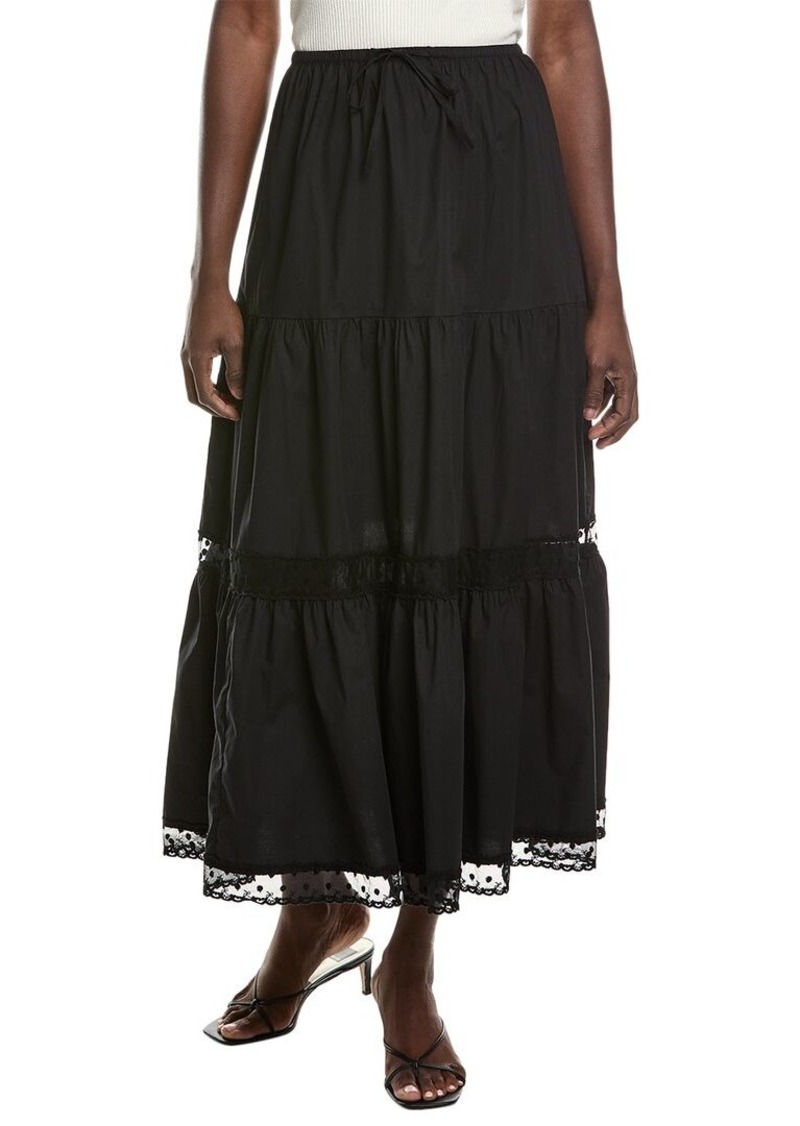 WeWoreWhat Pull-On Midi Skirt