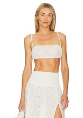 WeWoreWhat Ruched Bra Top