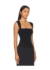 WeWoreWhat Ruched Cup Corset Top