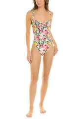 WeWoreWhat Ruched Cup One-Piece