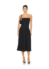 WeWoreWhat Strapless Corset Midi Dress