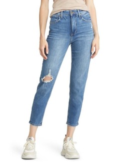 Whetherly Everette Ripped High Waist Crop Mom Jeans