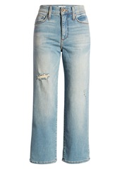 Whetherly James High Waist Distressed Wide Leg Jeans in Light Lyon at Nordstrom Rack