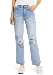 Whetherly James High Waist Ripped Wide Leg Jeans in Lucerne at Nordstrom