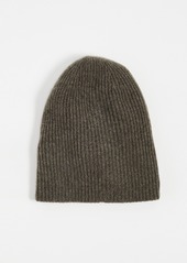 White + Warren Cashmere Plush Rib Beanie