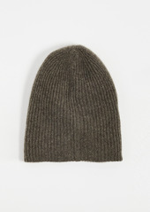 White + Warren Cashmere Plush Rib Beanie