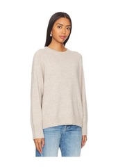 White + Warren Cashmere Saddle Sleeve Crewneck