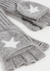 White + Warren Cashmere Star Pop Top Gloves