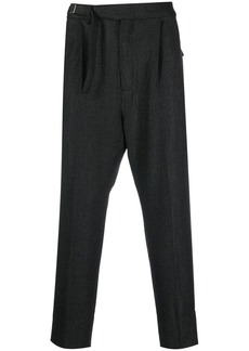 White Mountaineering cropped tapered-leg trousers