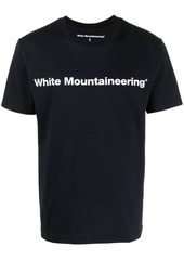 White Mountaineering logo-print T-shirt