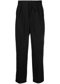 White Mountaineering pintuck-detail tapered-leg trousers