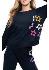 Wildfox Celestial Stitch Sweater in Clean Black at Nordstrom