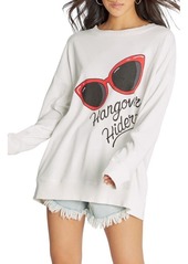 Wildfox Hangover Hiders Graphic Sweatshirt in Vanilla at Nordstrom