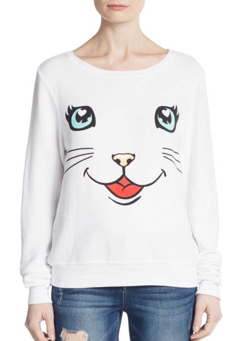 wildfox cat sweatshirt