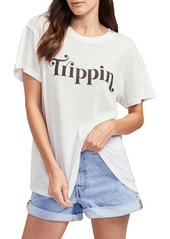 Wildfox Trippin Manchester Cotton Graphic Tee in Vanilla at Nordstrom