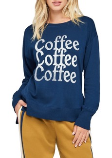 Wildfox Women's Coffee Please Monroe Pullover Sweatshirt