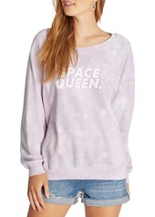Wildfox Space Queen Sommers Graphic Pullover in Lavender Wedgewood at Nordstrom