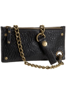 Will Leather Goods Will Leather Zip Pouch Wallet with Chain