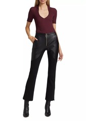 Wolford Body Lines Vegan Leather Trousers
