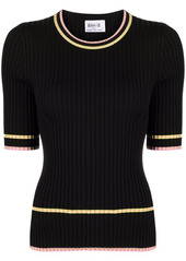 Wolford contrast-trim merino pullover