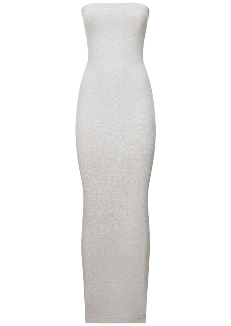 Wolford Fading Shine Strapless Midi Dress