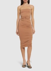 Wolford Fatal Draped Midi Dress