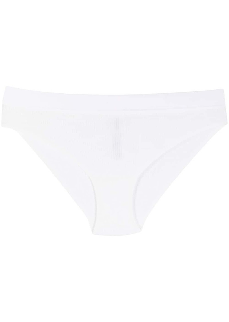 Wolford fine-ribbed cotton briefs