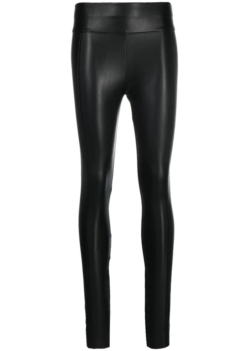 Wolford high-rise faux-leather leggings