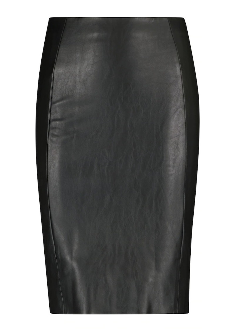 Wolford Jenna faux leather midi skirt