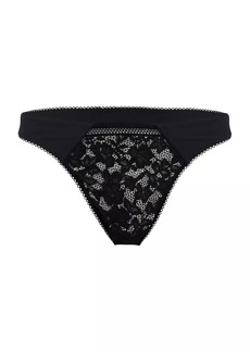 Wolford Mid-Rise Lace Thong