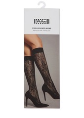 Wolford Phyllis Lace Pattern Knee-highs