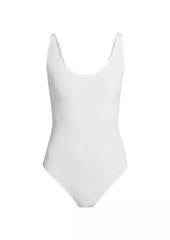 Wolford Rib-Knit Scoopneck Bodysuit