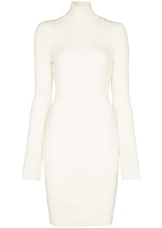 Wolford ribbed knit fitted mini dress