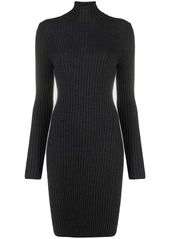 Wolford ribbed knit turtleneck dress