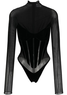 Wolford sheer panelled bodysuit