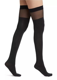 Wolford Shiny Sheer Thigh-High Stockings