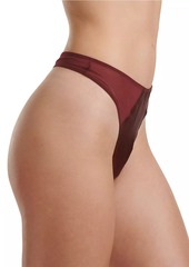 Wolford Stretch Silk Mesh Thong