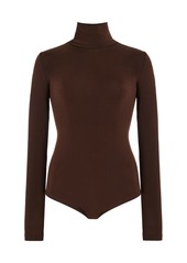 Wolford - Colorado Turtleneck Jersey Thong Bodysuit - Black - L - Moda Operandi