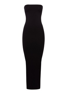 Wolford - Fatal Strapless Jersey Maxi Dress - Black - L - Moda Operandi