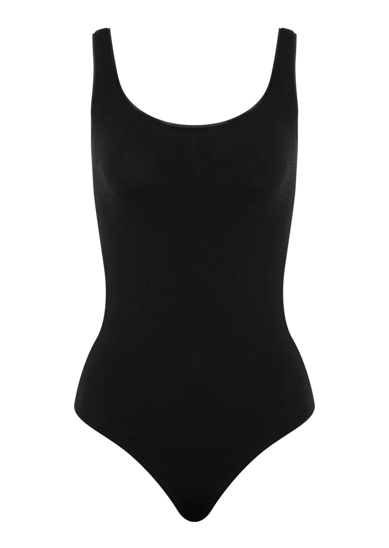 Wolford - Jamaika Jersey Thong Bodysuit - Black - S - Moda Operandi