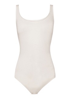 Wolford - Jamaika Jersey Thong Bodysuit - White - M - Moda Operandi