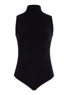 Wolford - Knit Thong Bodysuit - Black - L - Moda Operandi