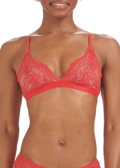 Wolford Belle Fleur Triangle Bralette in 500 Red at Nordstrom