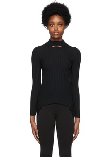 Wolford Black Asymmetric Sweater