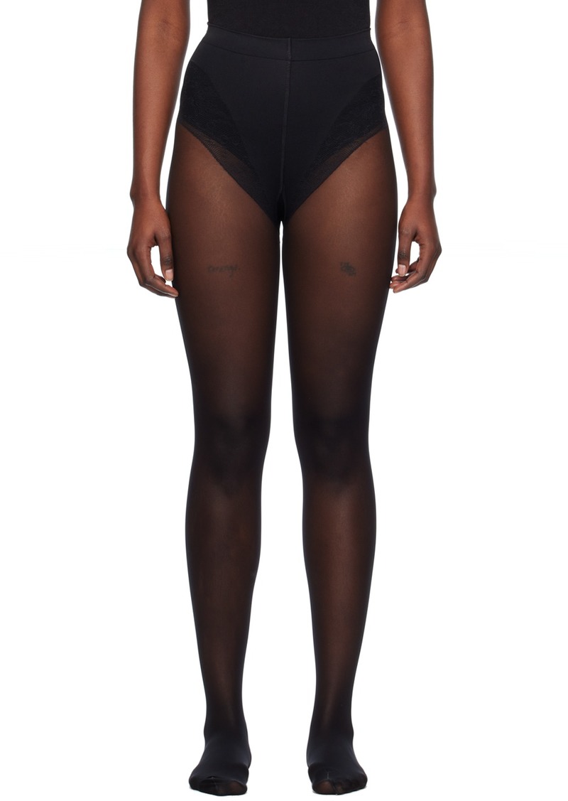 Wolford Black Tummy 20 Control Top Tights